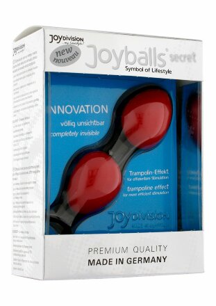 Красные вагинальные шарики Joyballs Secret 