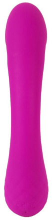 Лиловый вибратор-кролик Super Soft Silicone Rabbit Vibrator - 17,7 см. 