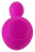 Лиловый вибратор-кролик Super Soft Silicone Rabbit Vibrator - 17,7 см. 