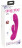 Лиловый вибратор-кролик Super Soft Silicone Rabbit Vibrator - 17,7 см. 