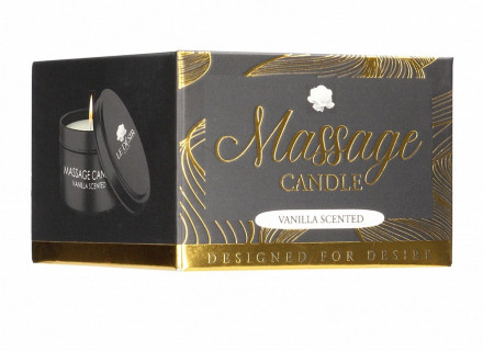 Массажная свеча с ароматом ванили Massage Candle Vanilla Scented - 100 гр. 
