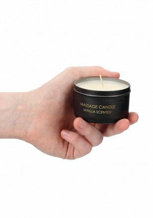 Массажная свеча с ароматом ванили Massage Candle Vanilla Scented - 100 гр. 