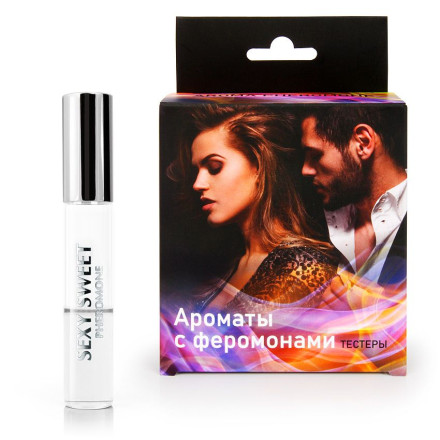 Набор тестеров парфюмированных средств для тела с феромонами SEXY SWEET - 7 шт. по 5 мл. 