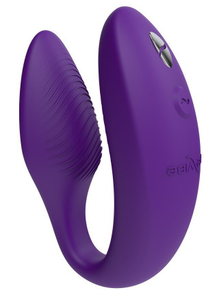 Фиолетовый вибратор для пар We-Vibe Sync 2 