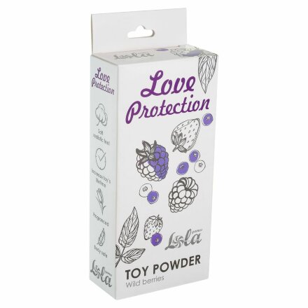 Пудра для игрушек Love Protection с ароматом лесных ягод - 30 гр. 