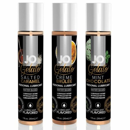 Подарочный набор вкусовых лубрикантов Tri-Me Triple Pack Gelato 