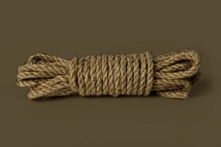 Пеньковая верёвка для бондажа Shibari Rope - 10 м. 