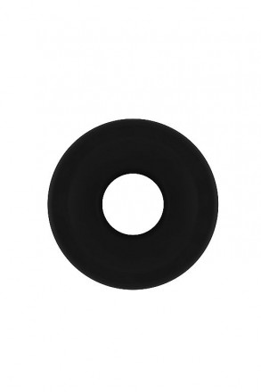Чёрная анальная пробка с тоннелем №50 Medium Hollow Tunnel Butt Plug 4 Inch - 10,2 см. 