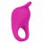 Ярко-розовое эрекционное виброкольцо Silicone Rechargeable Teasing Enhancer 