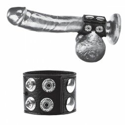 Ремень на член и мошонку 1.5&quot; Cock Ring With Ball Strap