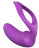 Фиолетовый анальный вибратор REMOTE PRIVATE PLEASER 
