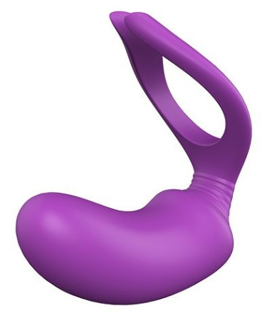 Фиолетовый анальный вибратор REMOTE PRIVATE PLEASER 
