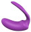Фиолетовый анальный вибратор REMOTE PRIVATE PLEASER 