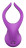 Фиолетовый анальный вибратор REMOTE PRIVATE PLEASER 