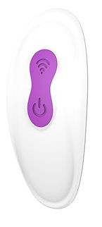 Фиолетовый анальный вибратор REMOTE PRIVATE PLEASER 