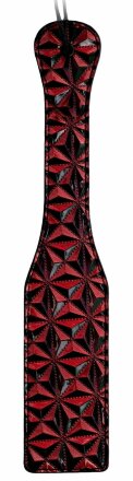 Красно-черная шлепалка Luxury Paddle - 31,5 см. 
