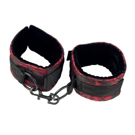 Атласные наручники Scandal Universal Cuffs с цепью 