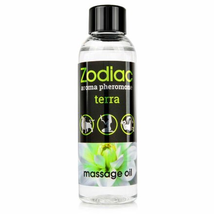 Массажное масло с феромонами ZODIAC Terra - 75 мл. 