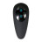 Черный вибростимулятор простаты Adam s Rotating P-spot Massager - 14,2 см. 