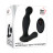 Черный вибростимулятор простаты Adam s Rotating P-spot Massager - 14,2 см. 
