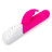 Розовый пульсирующий вибромассажер G-Spot Thrusting Rabbit - 24 см. 
