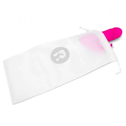 Розовый пульсирующий вибромассажер G-Spot Thrusting Rabbit - 24 см. 