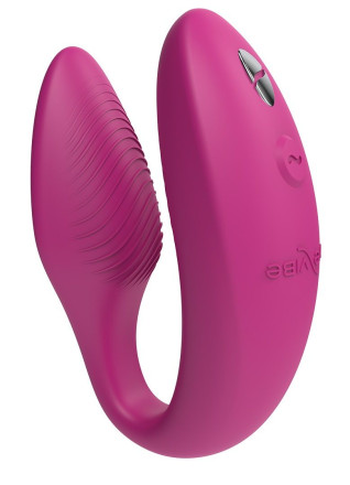 Розовый вибратор для пар We-Vibe Sync 2 