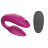 Розовый вибратор для пар We-Vibe Sync 2 