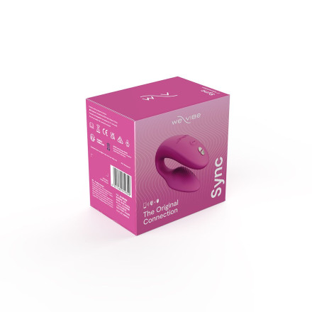 Розовый вибратор для пар We-Vibe Sync 2 