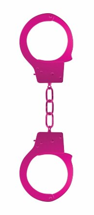 Розовые наручники OUCH! Pink 