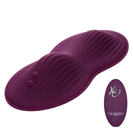 Сливовый вибратор на стул Remote Control Dual Rider с пультом ДУ 