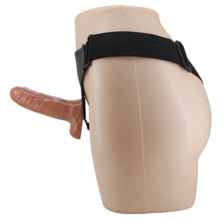 Страпон на трусиках с вибрацией Ultra Passionate Harness - 16 см. 