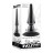 Черная анальная вибропробка Advanced Metal Plug - 13,8 см. 