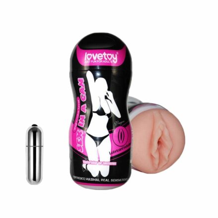 Мастурбатор-вагина Sex In A Can Vibra Vagina Tunnel 