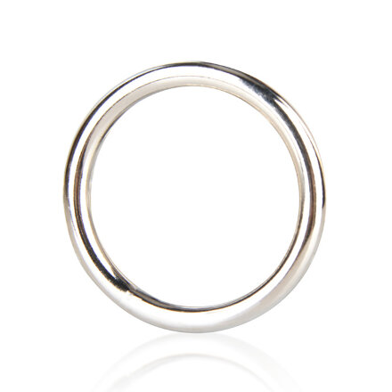 Стальное эрекционное кольцо STEEL COCK RING - 4.5 см. 
