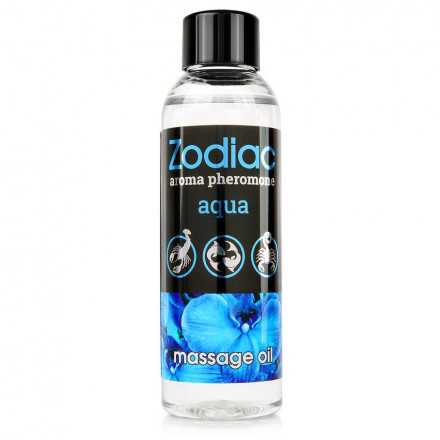 Массажное масло с феромонами ZODIAC Aqua - 75 мл. 
