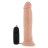 Телесный вибратор-реалистик Dr. Throb 9.5 Inch Vibrating Realistic Cock - 24,1 см. 
