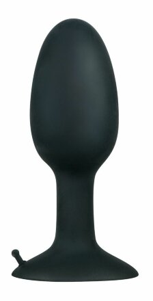 Полая анальная пробка с шариком Medium - 11 см. 