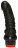 Черный вибратор-реалистик Natur-Vibrator - 17 см. 
