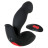 Черный вибростимулятор простаты Adam s Rechargeable - 11,7 см. 