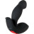 Черный вибростимулятор простаты Adam s Rechargeable - 11,7 см. 