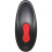 Черный вибростимулятор простаты Adam s Rechargeable - 11,7 см. 