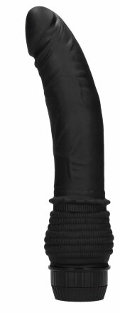 Черный вибромассажер Multispeed G-Spot Vibrator - 19 см. 
