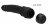 Черный вибромассажер Multispeed G-Spot Vibrator - 19 см. 