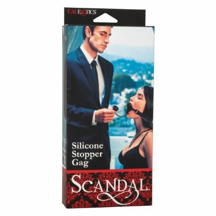 Кляп с пробкой Silicone Stopper Gag 