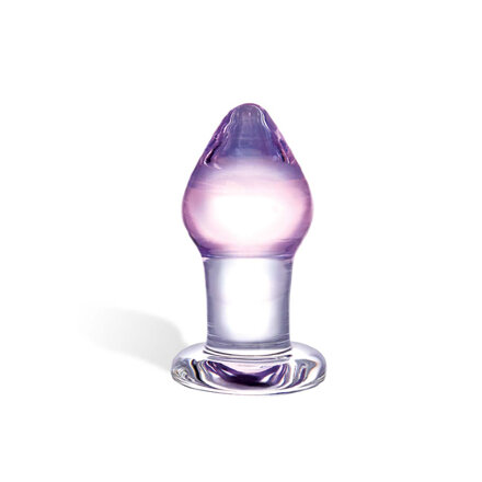 Классическая анальная пробка Amethyst Rain Small - 8 см. 