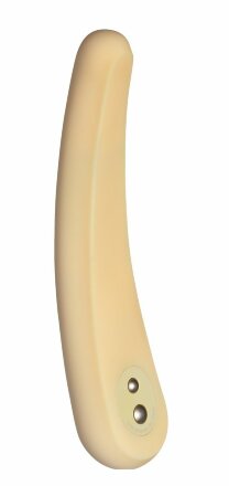 Жёлтый вибратор IROHA MIKAZUKI - 17,5 см. 