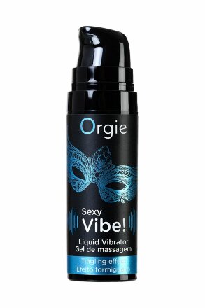 Гель для массажа ORGIE Sexy Vibe Liquid Vibrator с эффектом вибрации - 15 мл. 