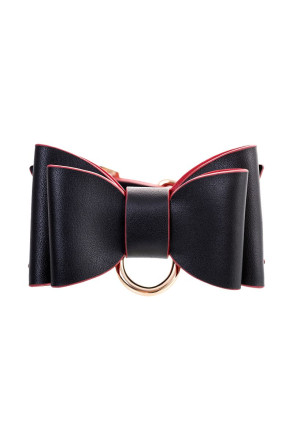 Черно-красный бондажный набор Bow-tie 