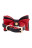 Черно-красный бондажный набор Bow-tie 